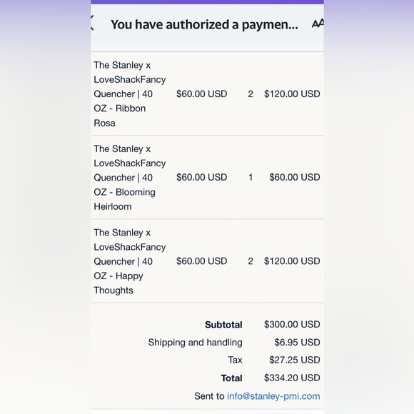 Stanley x Love Shack Fancy Limited Edition 40oz Blooming Heirloom Tumbler - Picture 4 of 4
